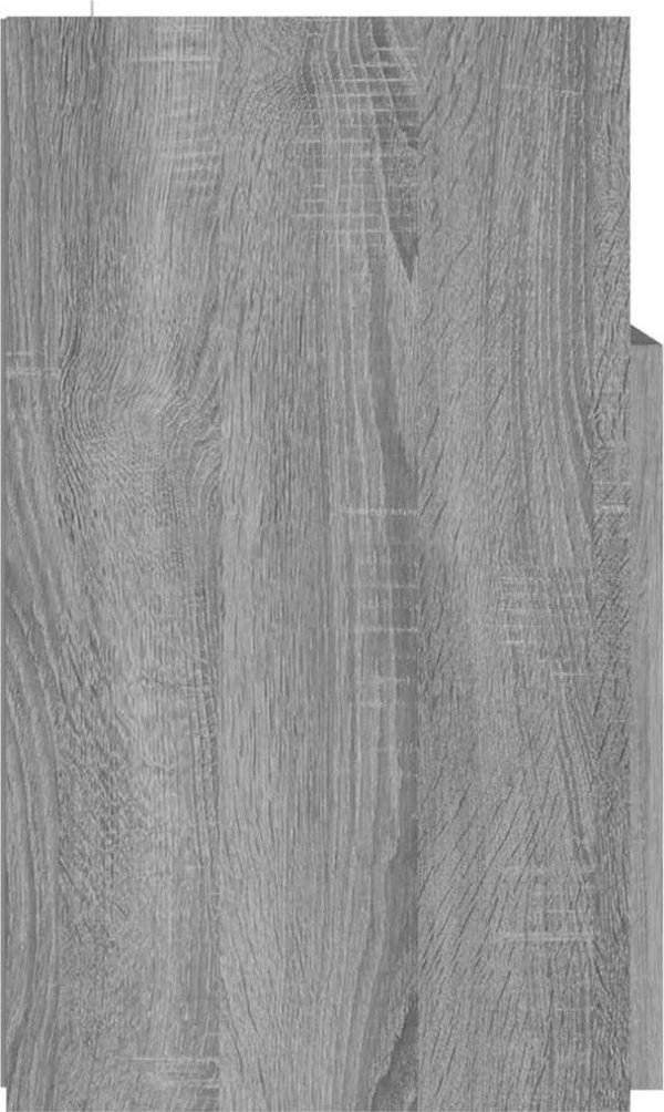 vidaXL Ντουλάπι TV με LED φωτισμό, γκρι Sonoma Δρυς, 120x30x50 cm