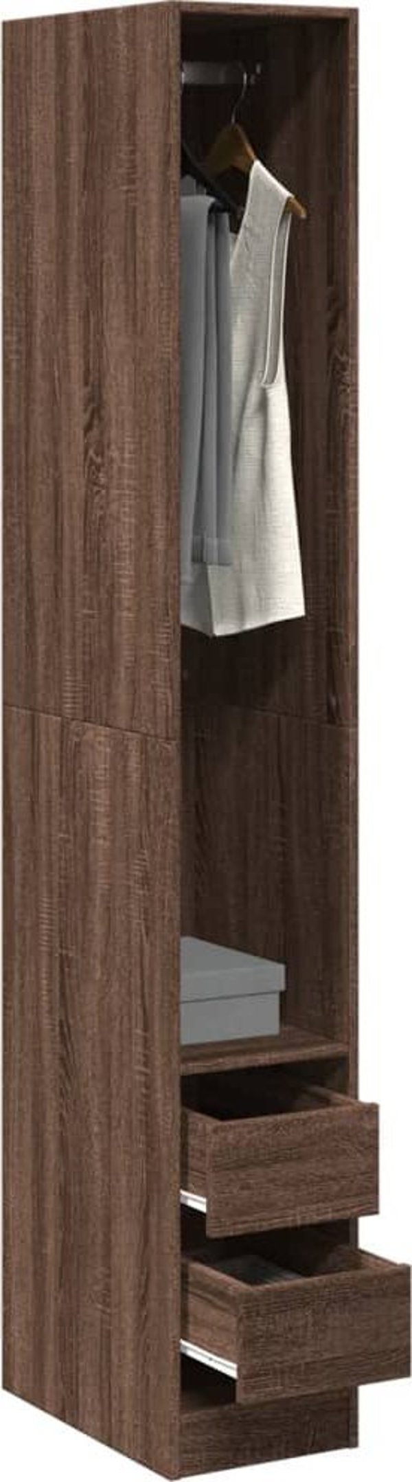 vidaXL Ntoulapa kafe drys 30x50x200 cm