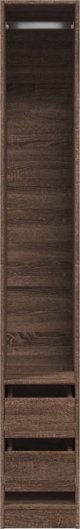 vidaXL Ntoulapa kafe drys 30x50x200 cm