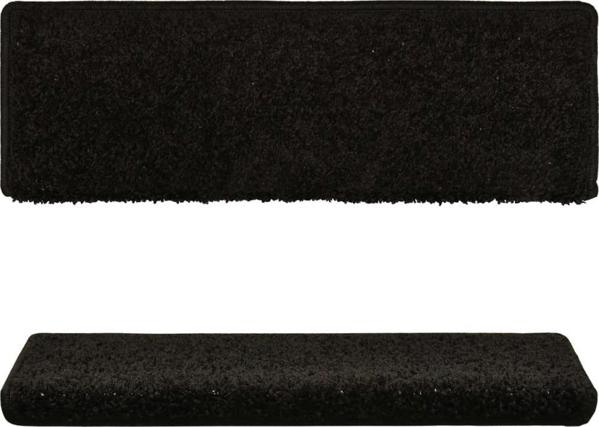 vidaXL Επενδύσεις σκαλοπατιών, 10 τεμ., 65x25 εκ., μαύρο