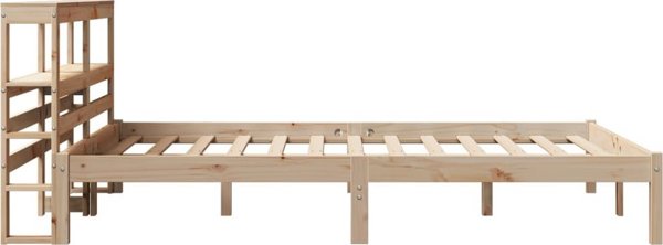 vidaXL Rama lozka bez materaca, 120x190 cm, lite drewno sosnowe