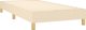 vidaXL Κρεβάτι continental με στρώμα, κρεμ, 80x200 cm, ύφασμα