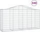 vidaXL Kosze gabionowe, 40 τεμ, 200x50x100/120 εκ, γαλβανιζέ σίδηρος