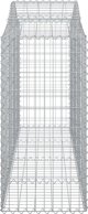 vidaXL Kosze gabionowe, 40 τεμ, 200x50x100/120 εκ, γαλβανιζέ σίδηρος