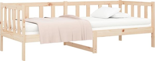 vidaXL Daybed, 90x190 cm, μασίφ ξύλο πεύκου