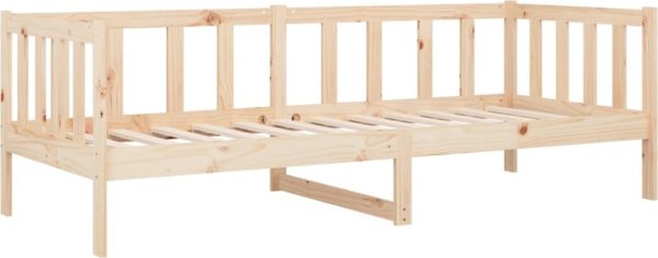 vidaXL Daybed, 90x190 cm, μασίφ ξύλο πεύκου