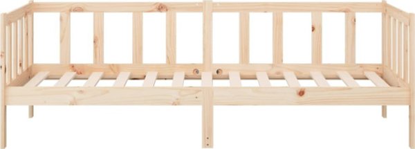 vidaXL Daybed, 90x190 cm, μασίφ ξύλο πεύκου