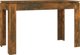 vidaXL Τραπέζι τραπεζαρίας, καπνισμένο δρυς, 120x60x76 cm