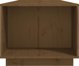 vidaXL Stolik kawowy miodowy braz 110x50x40 cm lite drewno sosnowe
