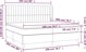 vidaXL Κρεβάτι Κοντινεντάλ με Στρώμα, Μαύρο, 200x200 cm, Υφασμάτινο