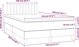 vidaXL Λουτζκό κοντινένταλ με στρώμα, μαύρο, ύφασμα, 120x200 cm