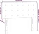 vidaXL Επικεφαλή κρεβατιού με LED, μαύρο, 90x5x78/88 cm, βελούδο