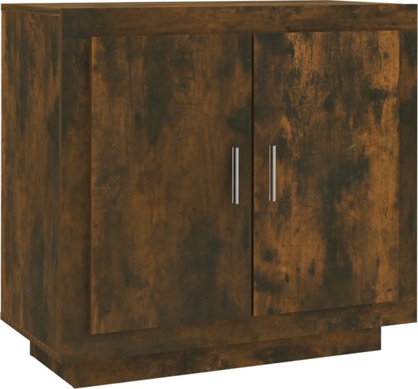 vidaXL Szafka przydymiony dab, 80x40x75 cm, material drewnopochodny