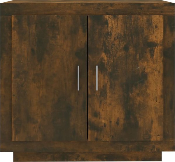 vidaXL Szafka przydymiony dab, 80x40x75 cm, material drewnopochodny
