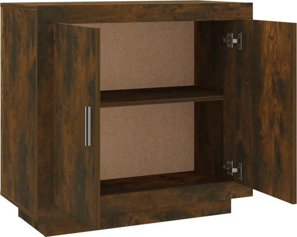 vidaXL Szafka przydymiony dab, 80x40x75 cm, material drewnopochodny