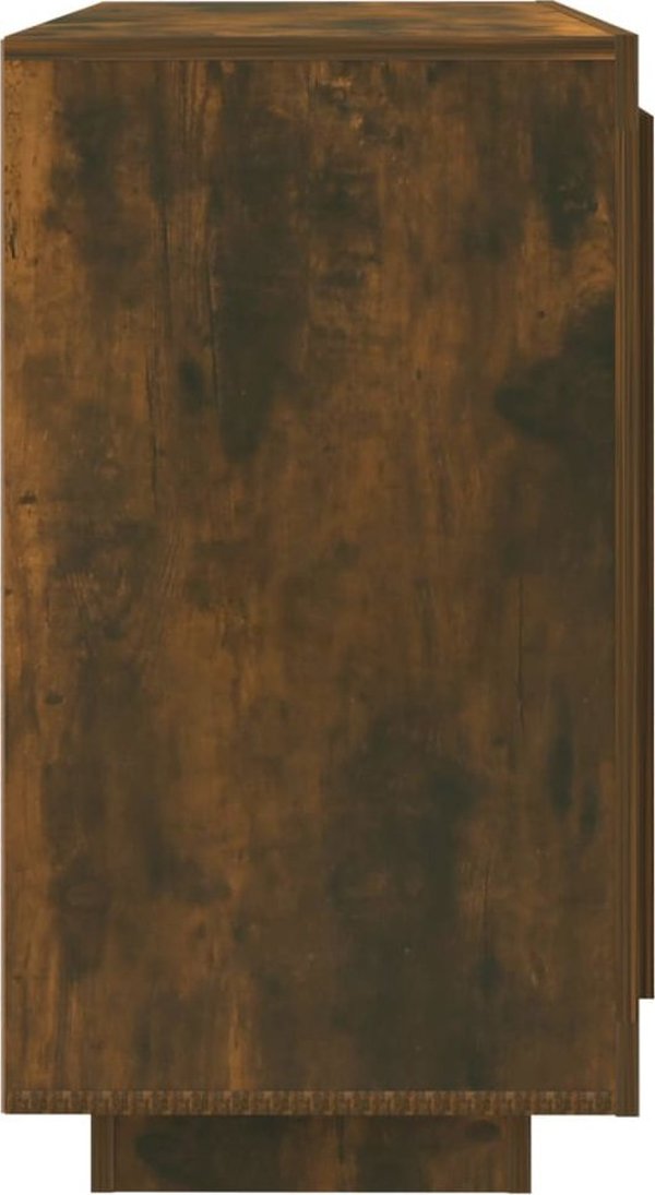 vidaXL Szafka przydymiony dab, 80x40x75 cm, material drewnopochodny
