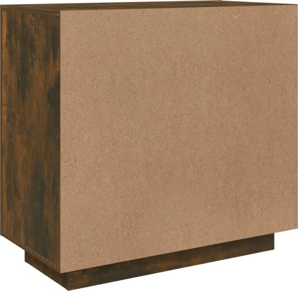 vidaXL Szafka przydymiony dab, 80x40x75 cm, material drewnopochodny
