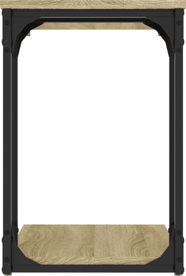 vidaXL Πλαϊνό Τραπέζι, Sonoma Δρυς, 50x35x52 εκ., Υλικό Ξύλινης Προέλευσης