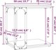 vidaXL Πλαϊνό Τραπέζι, Sonoma Δρυς, 50x35x52 εκ., Υλικό Ξύλινης Προέλευσης