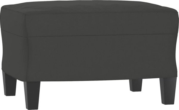 vidaXL Υποπόδιο σκούρο γκρι 60x50x41 εκ., με μικροΐνα