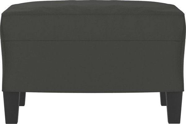 vidaXL Υποπόδιο σκούρο γκρι 60x50x41 εκ., με μικροΐνα