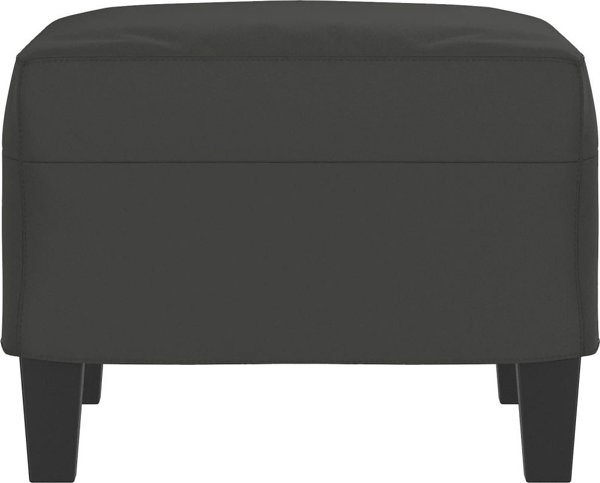 vidaXL Υποπόδιο σκούρο γκρι 60x50x41 εκ., με μικροΐνα