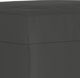 vidaXL Υποπόδιο σκούρο γκρι 60x50x41 εκ., με μικροΐνα