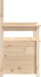 vidaXL Λαβκα, 112,5x51,5x96,5 cm, λετε δενδρο σοσνοβε