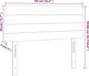 vidaXL Ζαγλωτης κρεβατιου, κρεμ, 90x5x78/88 εκ, υφασμα