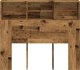 vidaXL Zaglowek z polkami ze starego drewna 120x19x103,5 cm