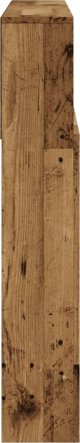 vidaXL Zaglowek z polkami ze starego drewna 120x19x103,5 cm
