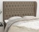 vidaXL Κεφαλάρι uszak, taupe, 163x23x118/128 εκ., ύφασμα