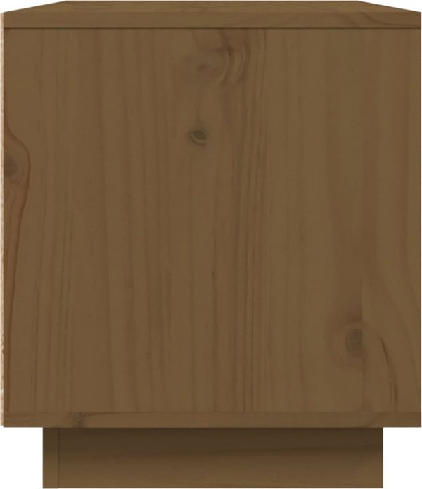 vidaXL Ντουλάπι για TV, μέλι καφέ, 80x35x40,5 εκ., μασίφ ξύλο πεύκου