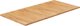 vidaXL Blat do lazienki, jasnobrazowy, 100x50x1,5 cm, lite drewno
