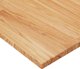 vidaXL Blat do lazienki, jasnobrazowy, 100x50x1,5 cm, lite drewno