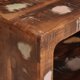 vidaXL Κομοδίνο καφέ 45 x 30 x 24 cm από μασίφ ανακυκλωμένο ξύλο