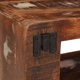 vidaXL Κομοδίνο καφέ 45 x 30 x 24 cm από μασίφ ανακυκλωμένο ξύλο