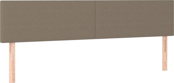 vidaXL Kotinental kotzena me strwma taupe, 180 x 200 cm, yfasma