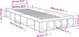 vidaXL Κάframe κρεβατιού, γκρι δρυς Sonoma, 100x200 εκ., υλικό μοριοσανίδας