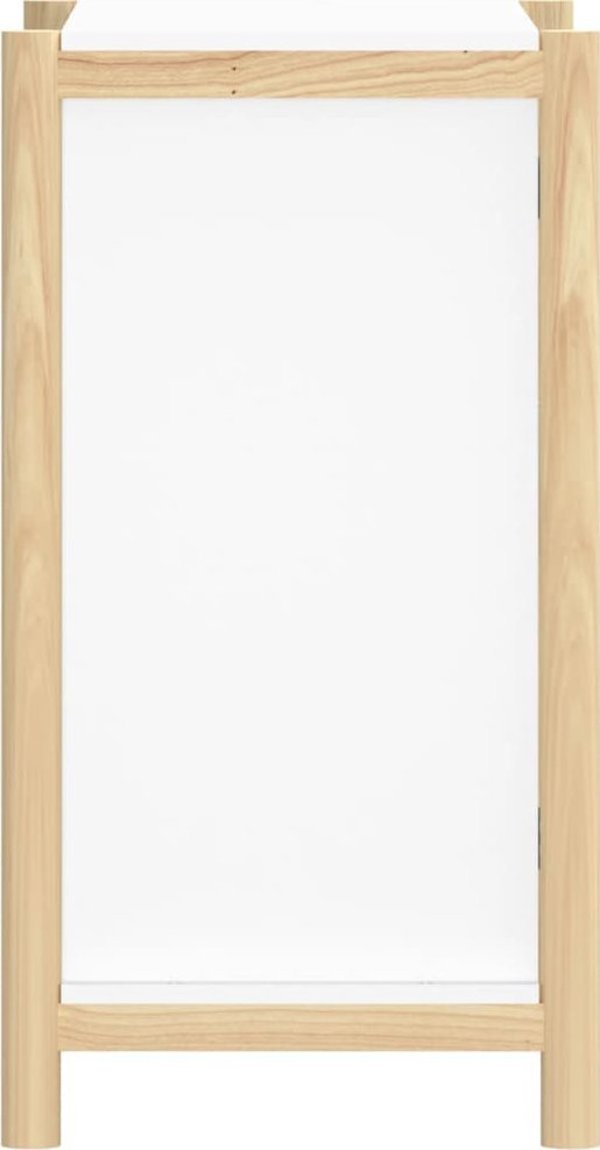vidaXL Ντουλάπι, λευκό, 62x38x70 εκ., σύνθετο ξύλο