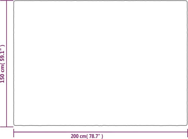 vidaXL Βαριά κουβέρτα με θήκη, γκρι, 150x200 cm, 11 kg, ύφασμα