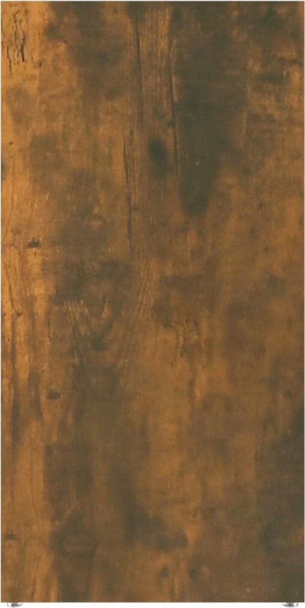 vidaXL Ράφι βιβλιοθηκών, καπνισμένο δρυς, 50x25x106 cm