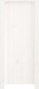vidaXL Komoda, biala, 100x35x74 cm, lite drewno sosnowe