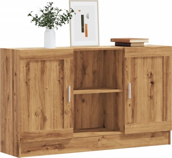 vidaXL Ντουλάπι δρυς artisan 120x30,5x70 εκ.