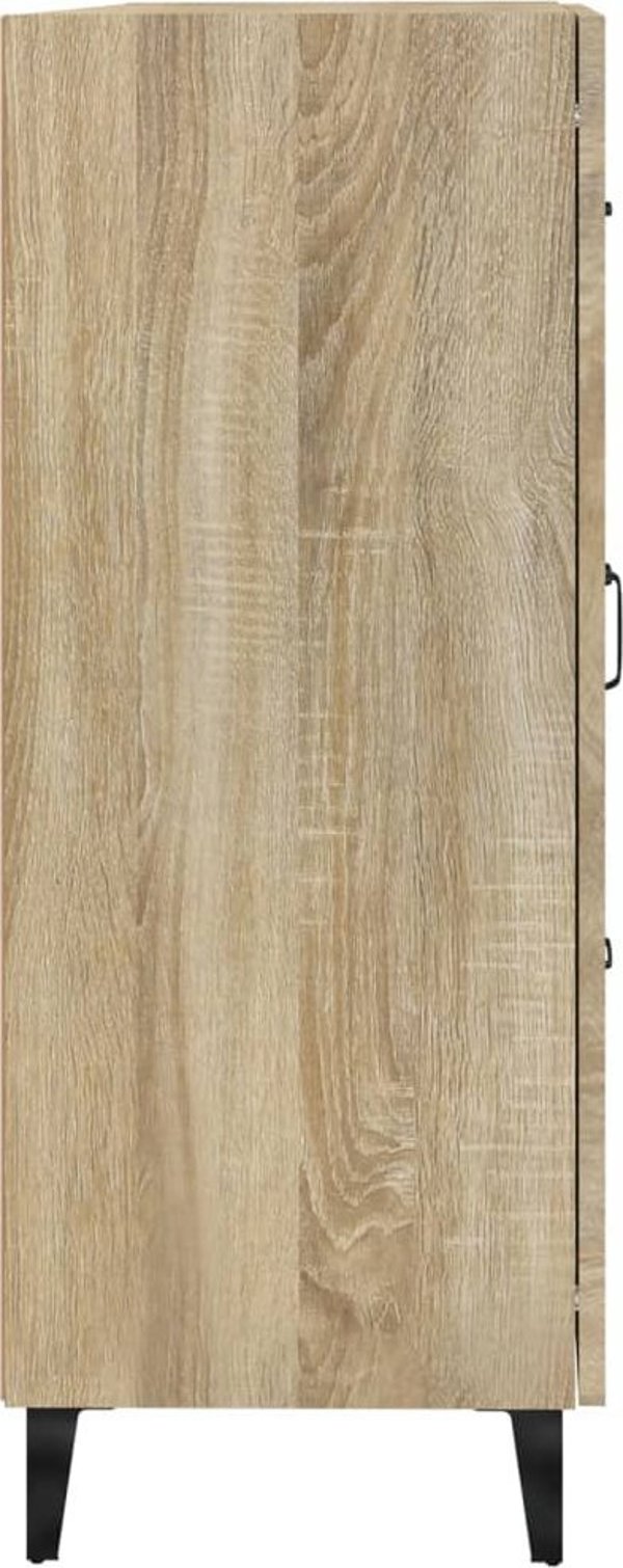 vidaXL Komoda, δρυς Sonoma, 69,5x34x90 cm, υλικό ξύλου