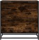 vidaXL Komoda przydymiony dab 70x41x70 cm material drewnopochodny