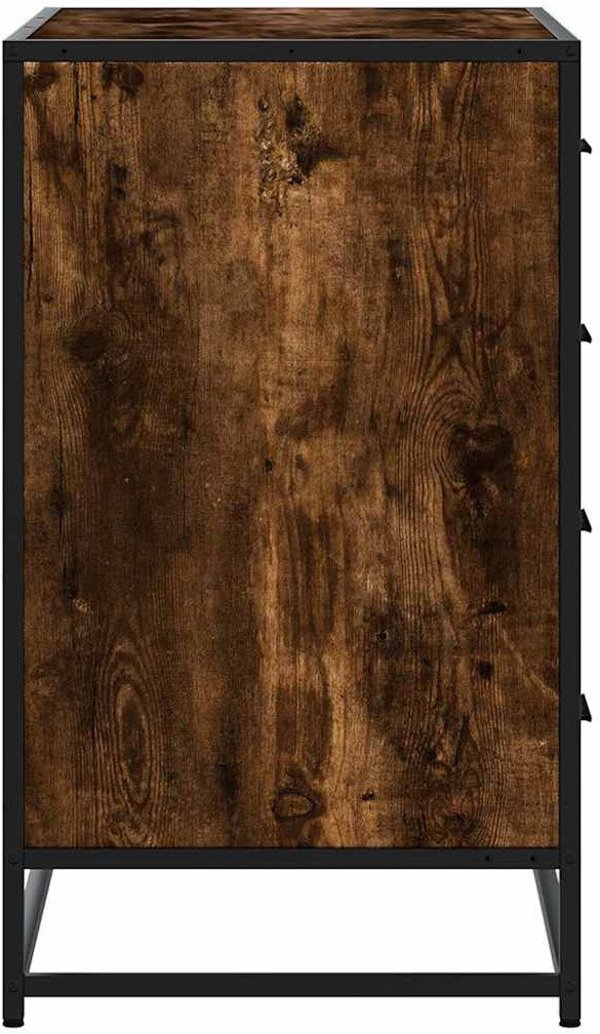 vidaXL Komoda przydymiony dab 70x41x70 cm material drewnopochodny