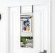 vidaXL Καθρέπτης για πόρτες, χρυσός, 30 x 80 cm, γυαλί και αλουμίνιο