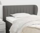 vidaXL κεφαλάρι uszak σκουρόγκρι 103x23x78/88 cm ύφασμα