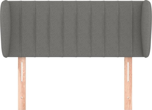 vidaXL κεφαλάρι uszak σκουρόγκρι 103x23x78/88 cm ύφασμα